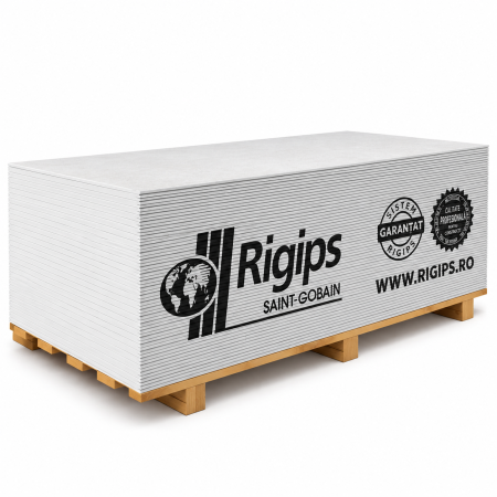 Placa gips-carton Rigips RB, tip A, 12.5 x 1200 x 2600 mm